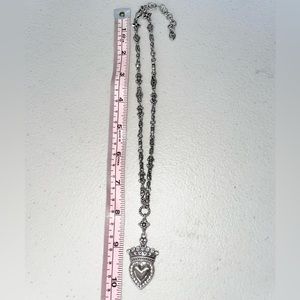 Brighton Heart Necklace, silver